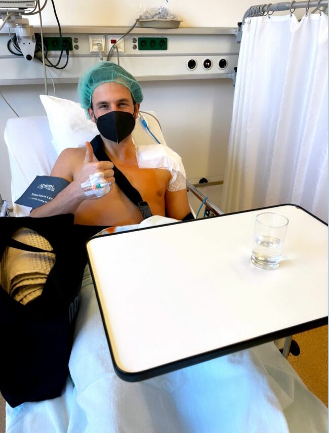 Dominic Zmugg Nach Schulter OP