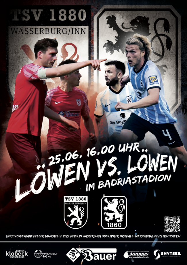 Plakat Loewen Vs Loewen DinA0 DRUCK Ohne Anschnitt 1