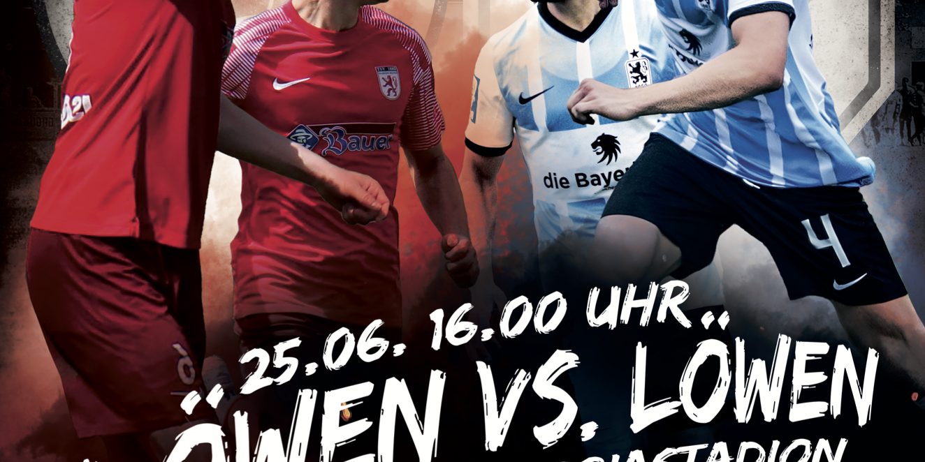 Plakat Loewen Vs Loewen DinA0 DRUCK Ohne Anschnitt